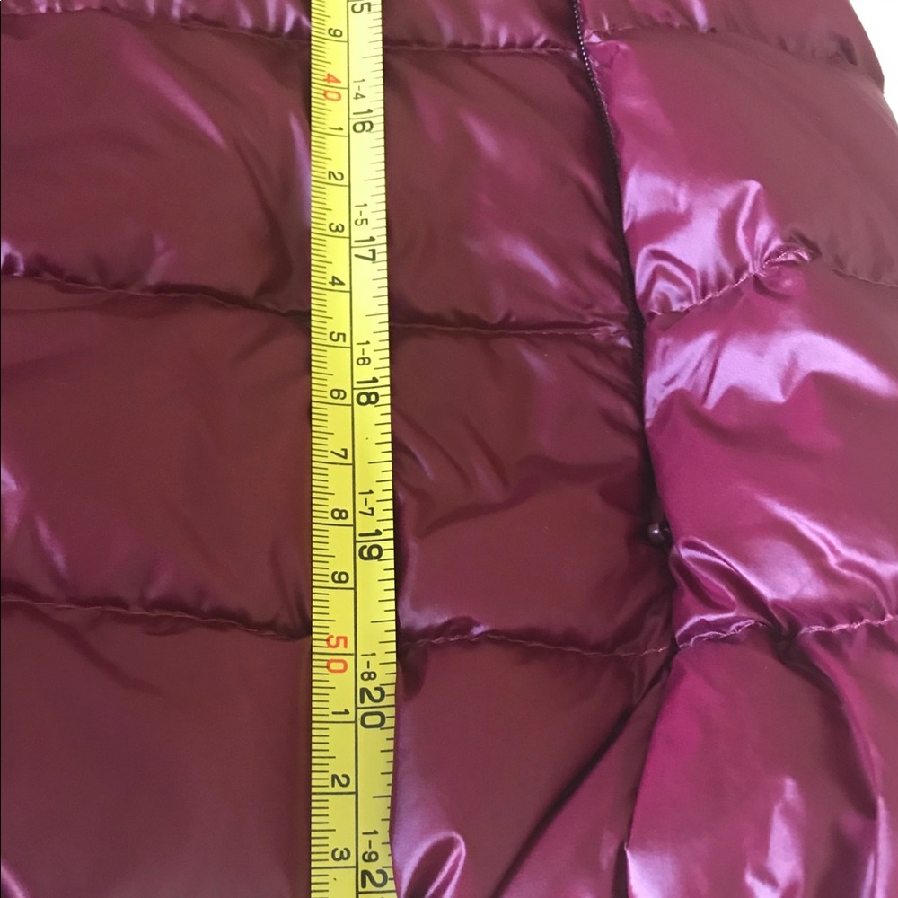 Burgundy feather puffer NWT - Picture 7 of 8